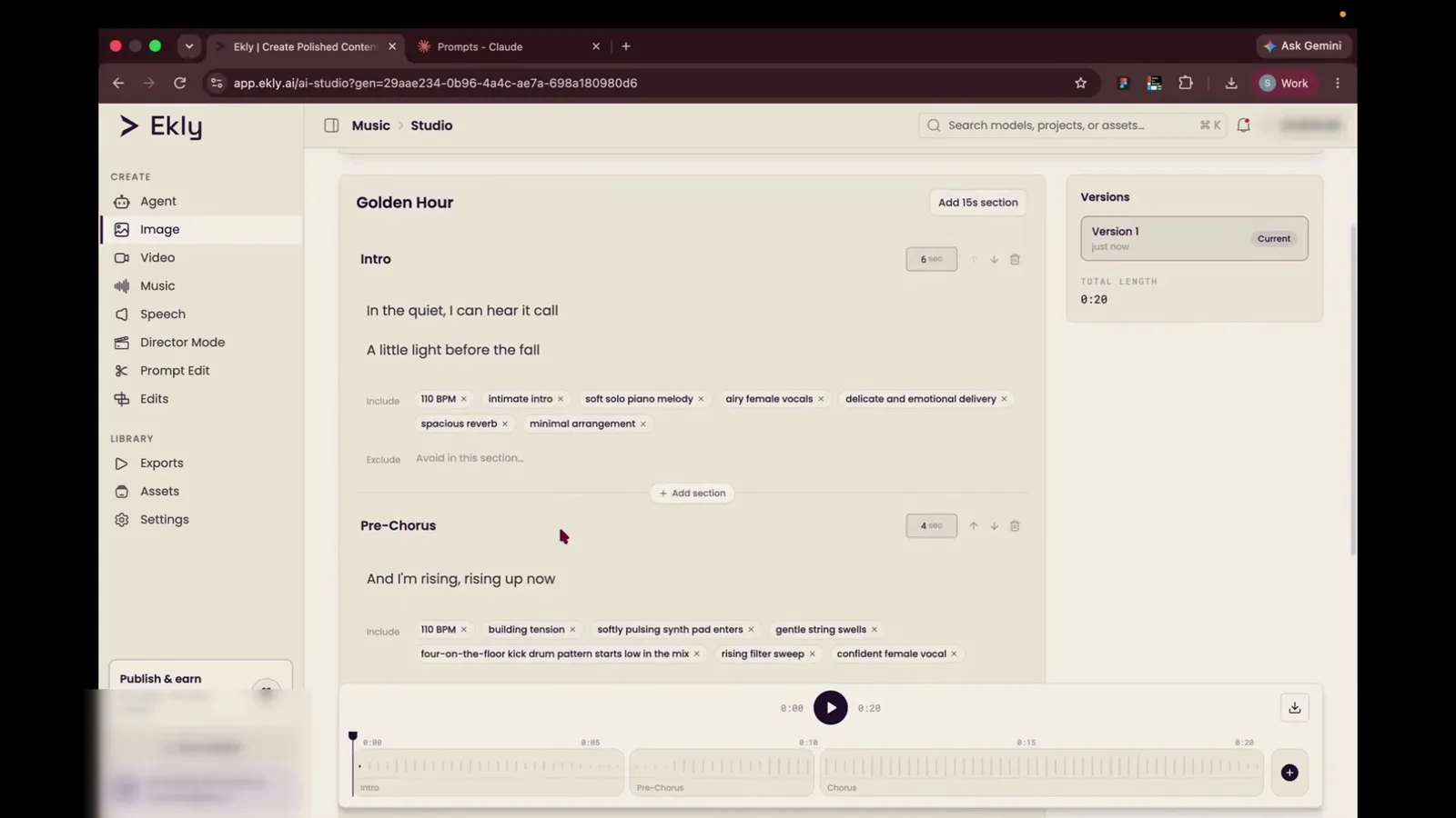 Step 12: Tweak sections and regenerate